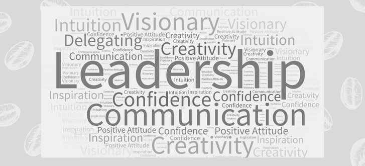 A collection of words that describe the qualities of a leader.
